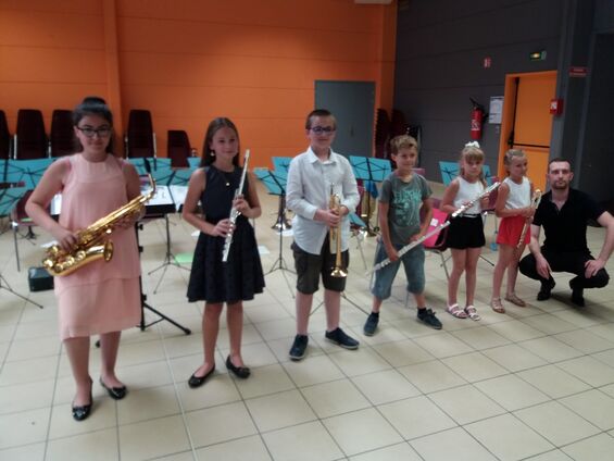 Premier concert pour les élèves de l'école de musique