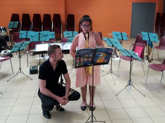 Premier concert pour les élèves de l'école de musique