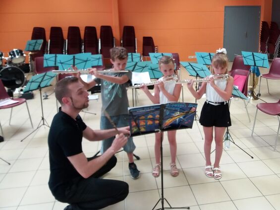 Premier concert pour les élèves de l'école de musique